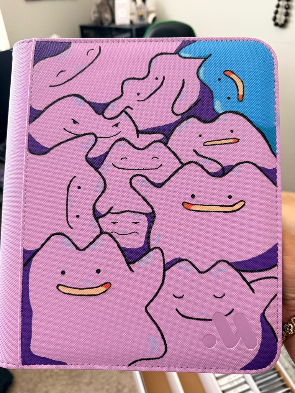 Hand Painted Ditto TCG Top loader binder
